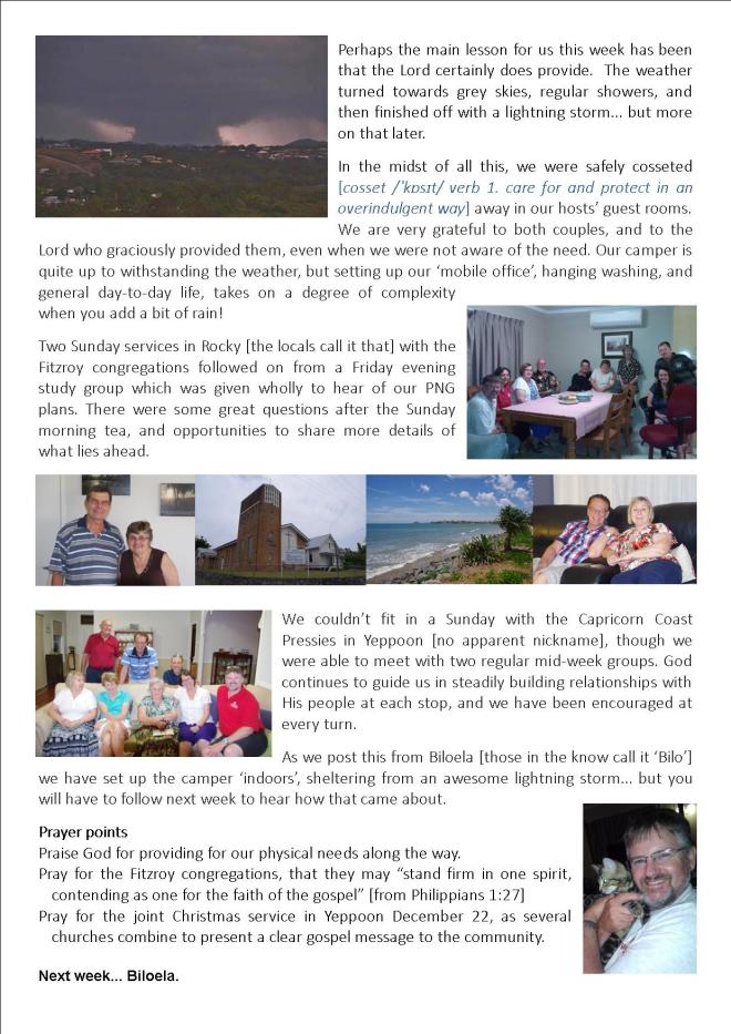 The ‘crawl’ stage 2... Rockhampton & Yeppoon